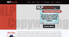 Desktop Screenshot of nlpcopywriting.com